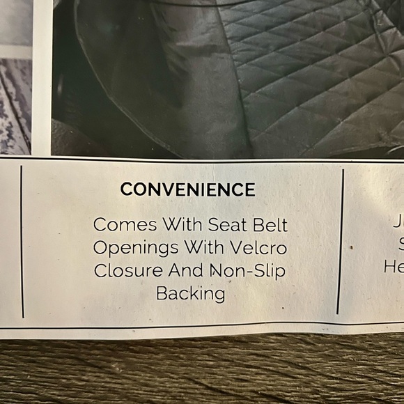 BarksBar Luxury Dog Car Seat Cover Hammock Convertible – NWT​ - Picture 4 of 6